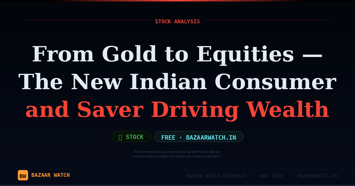 From Gold to Equities — The New Indian Consumer and Saver Driving Wealth Creation