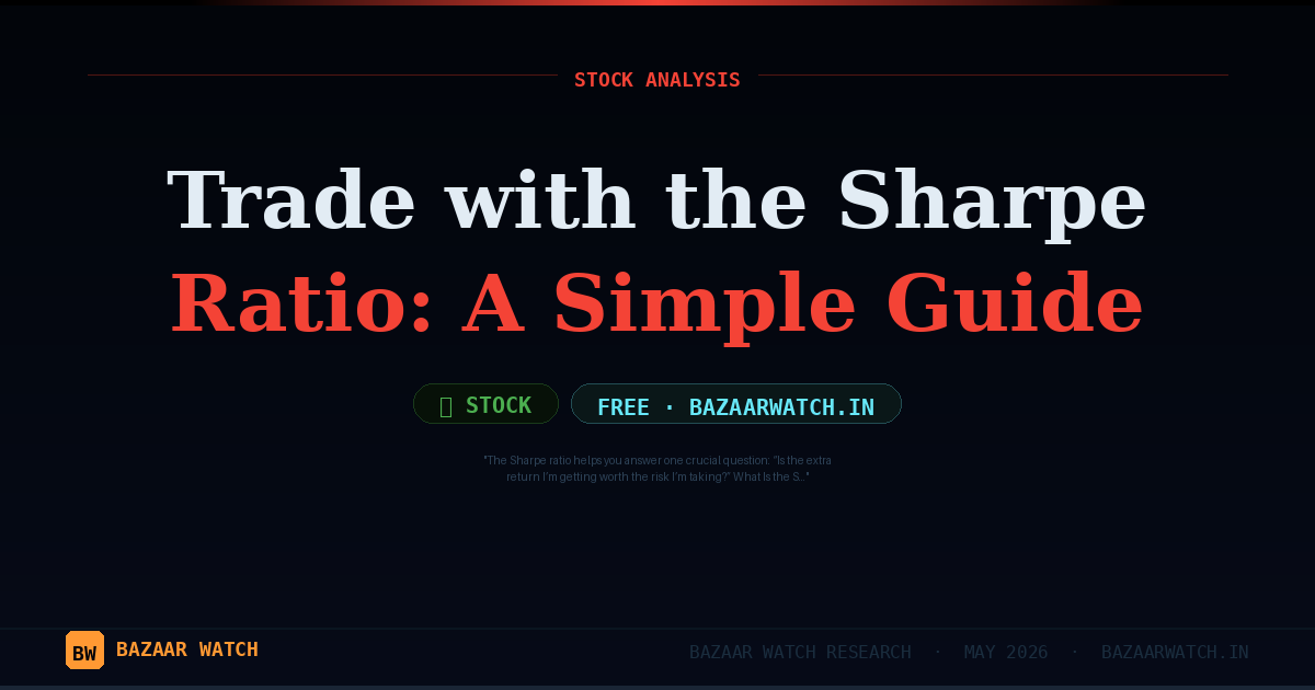 Trade with the Sharpe Ratio: A Simple Guide